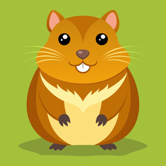 cartoon rat with acorn