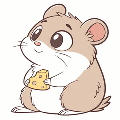 mouse with cheese