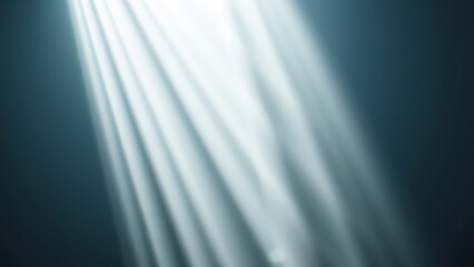 Abstract Light Beam Streaks on Dark Background - Dramatic Lighting Effect