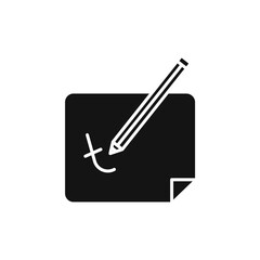 Annotation icon Simple thin line flat symbol