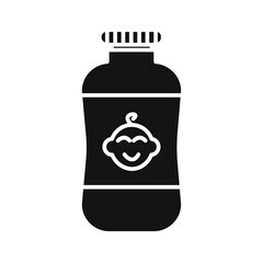Baby powder icon Simple thin line flat symbol