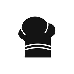 Chef hat icon Simple thin line flat symbol