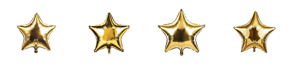 Valentine elements. Collection set shiny golden stars, symbolizing excellence and achievement.