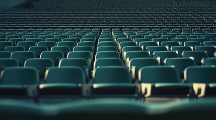 Naklejka premium Empty Sports Stands
