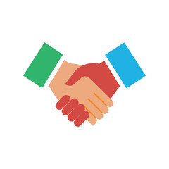 handshake vector, vector and illustration, vector style