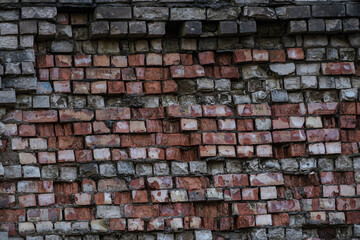  aged red brick wall texture