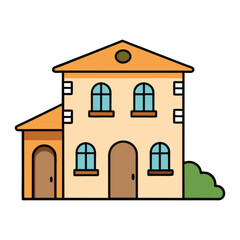 A Mediterranean duplex features stucco exteriors, red-tiled roofs, arched windows, and vibrant, open spaces, blending timeless elegance with coastal charm and modern amenities.