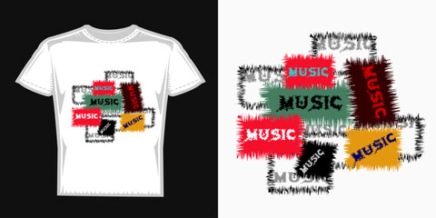 Music t-shirt design typography slogan  for t-shirt design