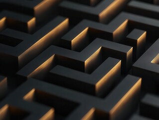 Abstract image of a financial maze, symbolizing the complex decisionmaking involved in managing alternative investments
