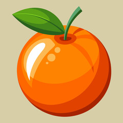 illustration of tangerine