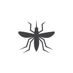 Mosquito icon Symbol mark in filled style