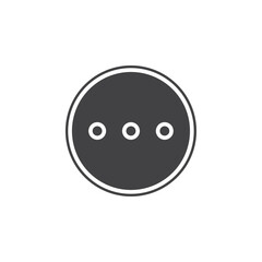 More icon Symbol mark in filled style