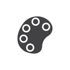 Palette icon Symbol mark in filled style