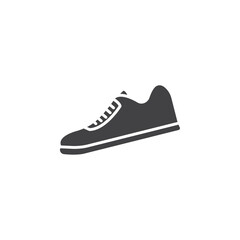 Shoes icon Symbol mark in filled style