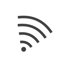 Wifi icon Symbol mark in filled style