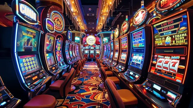 The Colorful Slot Machine Arena