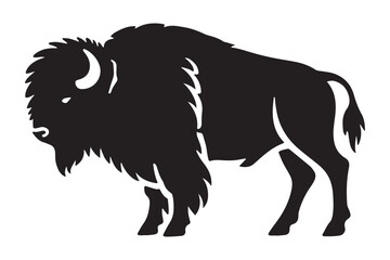 American Bison Silhouette Powerful and Majestic