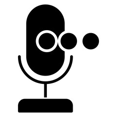 microphone voice icon	