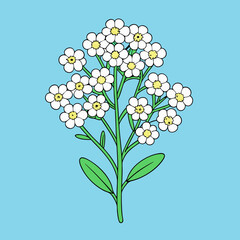 flower, plant, nature, flowers, leaf, pink, spring, floral, blossom, bouquet, illustration, green, summer, petal, art, vector, stem, beauty, flora, wild, decoration, bloom, design, color, purple