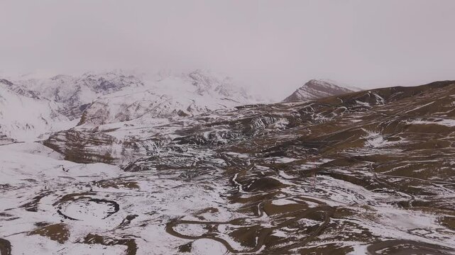 Nestled in Spiti Valley, Hikkim Village is an awe-inspiring destination. Captured from a drone