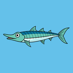 fish on a hook