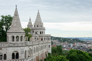 Fototapeta premium fisherman's Bastion in Budapest city Hungary