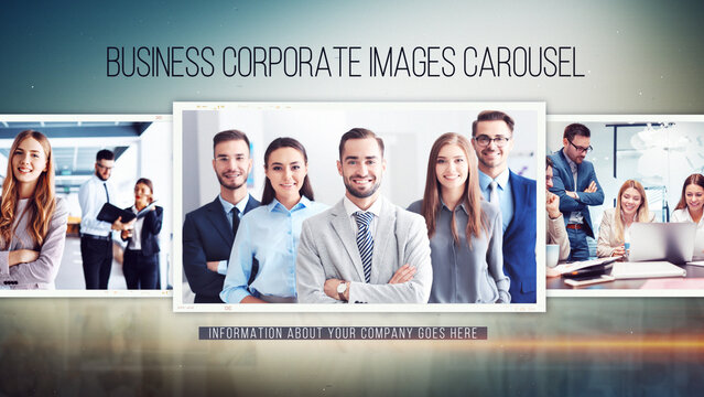 Business Corporate Images Carousel Slideshow Widget