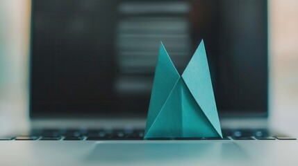 Investor using a virtual assistant to receive updates on mixed fund performance, financial planning, secure returns