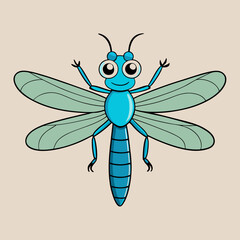 dragonfly vector illustration