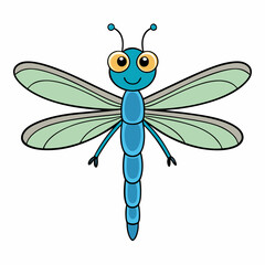 dragonfly vector illustration