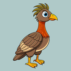 vector illustration of a duck