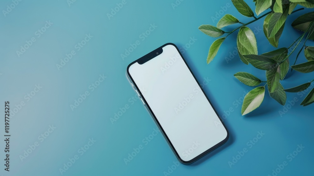 Poster the smartphone is displayed against a vibrant background, possibly showcasing its design and functio