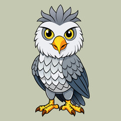 harpy eagle on a branch