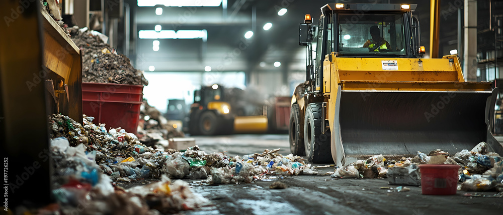 Aufkleber maintaining a tidy workspace while disposing of waste and ensuring cleanliness -