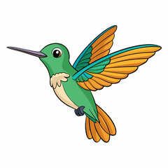 Obraz premium hummingbird in flight