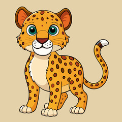 tiger, animal, cartoon, cat, vector, illustration, wild, mammal, leopard, zoo, baby, cub, wildlife, cheetah, isolated, jungle, cute, art, safari, character, kitten, nature, orange, animals, jaguar