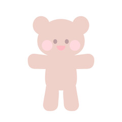 シンプルキッズテディベアアイコン⭐︎PNG