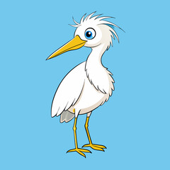 heron on the beach