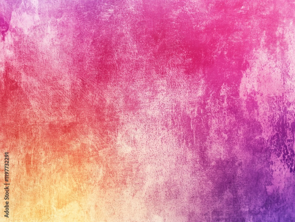 Poster this image features a vibrant and colorful abstract painting with a textured background. it has a mo