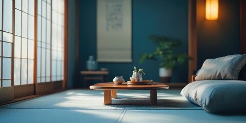 Serene Japanese Zen Room