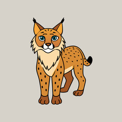 lynx cartoon cat 