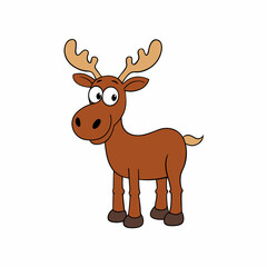 moose vector illustration