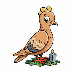 mourning dove on branch