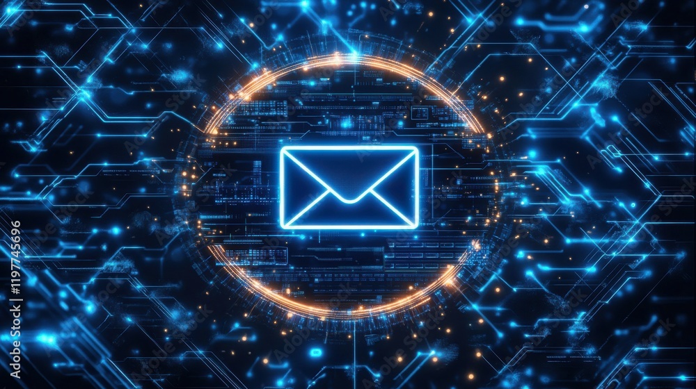 Poster visual strategies protecting against email scams digital landscape with user-centric cybersecurity t