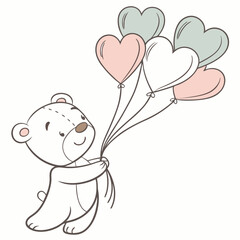 teddy bear with heart