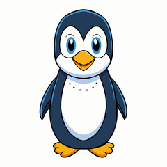 penguin on a white background