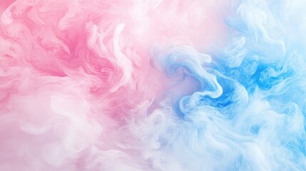 Abstract Clouds in Pastel Colors