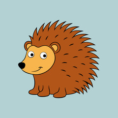 porcupine  cartoon vector