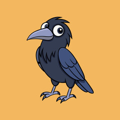 illustration of a raven