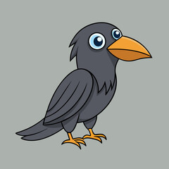 illustration of a raven